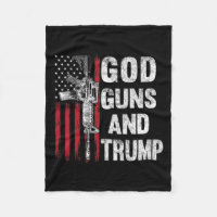 Pistool en Trump 2e wijzigingsvlag AR15 American F