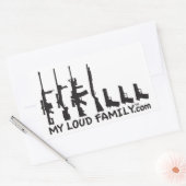Pistool familie - Mijn luide familie stickers (Envelop)