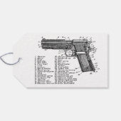 Pistool Figuur V2 Cadeaulabel (Achterkant Horizontaal)