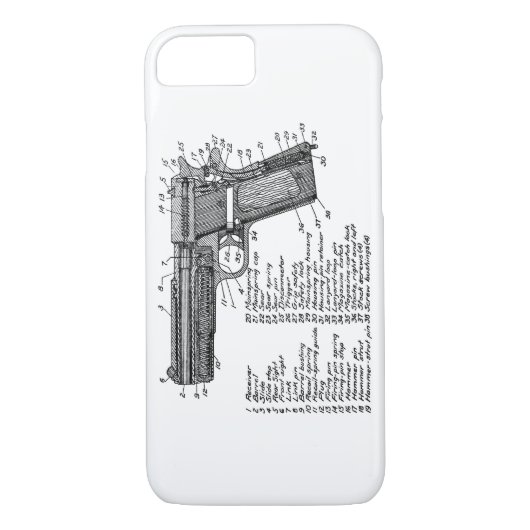 Pistool Figuur V2 Case-Mate iPhone Case (Achterkant)