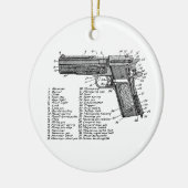 Pistool Figuur V2 Keramisch Ornament (Links)