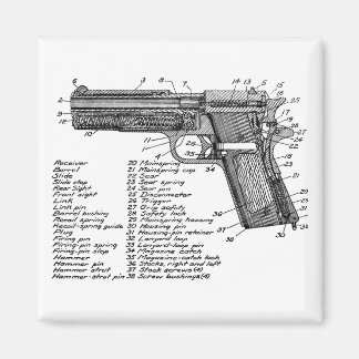 Pistool Figuur V2 Magneet