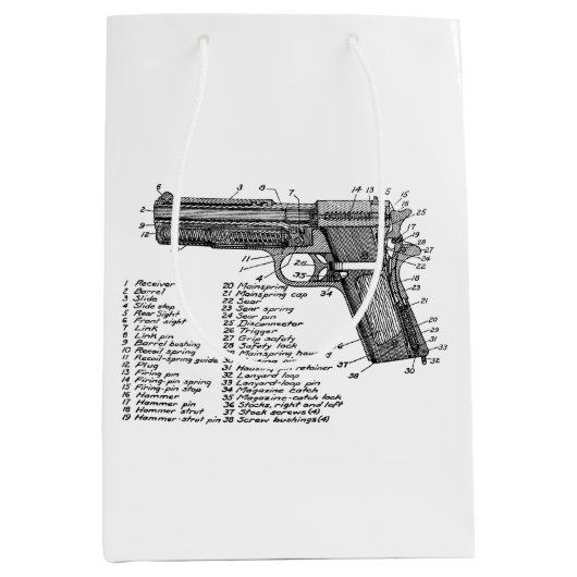 Pistool Figuur V2 Medium Cadeauzakje (Voorkant)