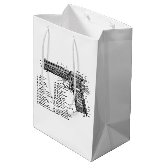 Pistool Figuur V2 Medium Cadeauzakje (Achterkant Gekanteld)