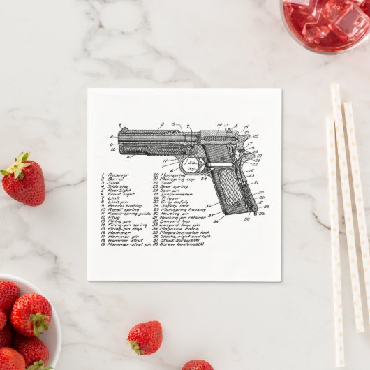 Pistool Figuur V2 Servetten (Insitu)