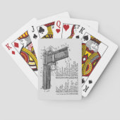 Pistool Figuur V2 Speelkaarten (Achterkant)