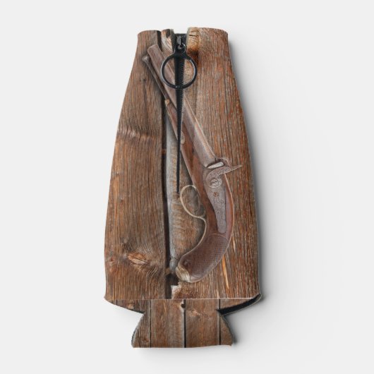  PISTOOL FLESJESKOELER (Achterkant)