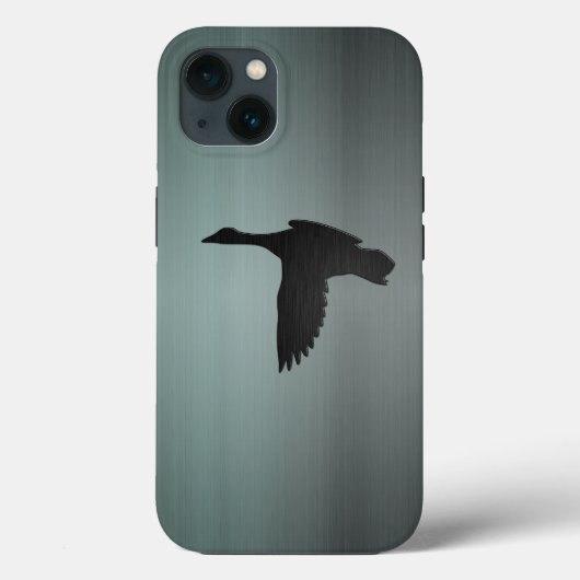 Pistool geborsteld metaal - Mallard Duck in Flight Case-Mate iPhone Case (Achterkant)