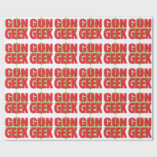 Pistool Geek v2 Cadeaupapier (Vlak)