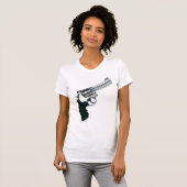 Pistool gekleurd overhemd t-shirt (Voorkant volledig)