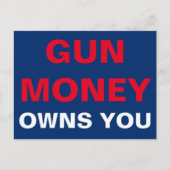 Pistool Geldt voor jou Briefkaart (Voorkant)