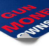 Pistool Geldt voor jou Poster (Hoek)