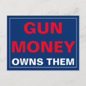 Pistool Geldt voor Pistool Briefkaart (Voorkant)