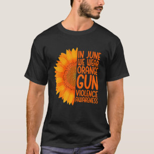 Pistool geweldpleging in juni Draag we Oranje soen T-shirt