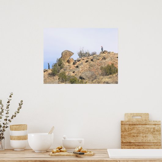 Pistool Hammer Rock Poster (Keuken)