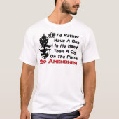 Pistool in mijn hand! t-shirt (Voorkant)