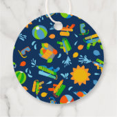 Pistool Kind zomerdag Bedankjes Labels (Achterkant)
