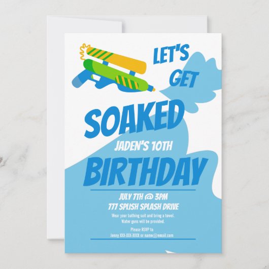 Pistool Kind zomerdag Kaart (Voorkant)