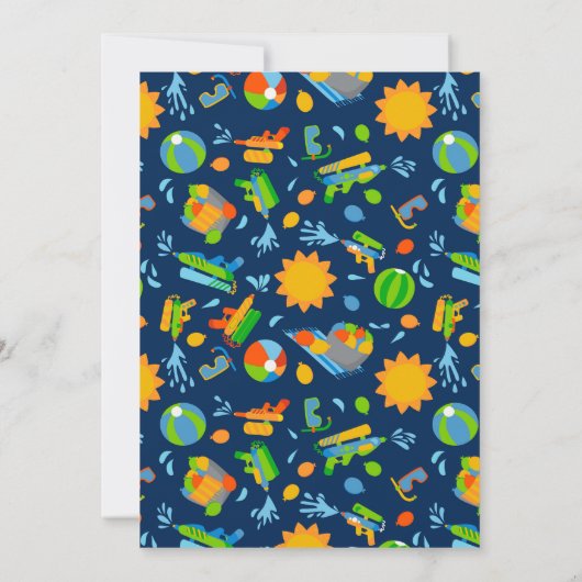 Pistool Kind zomerdag Kaart (Achterkant)