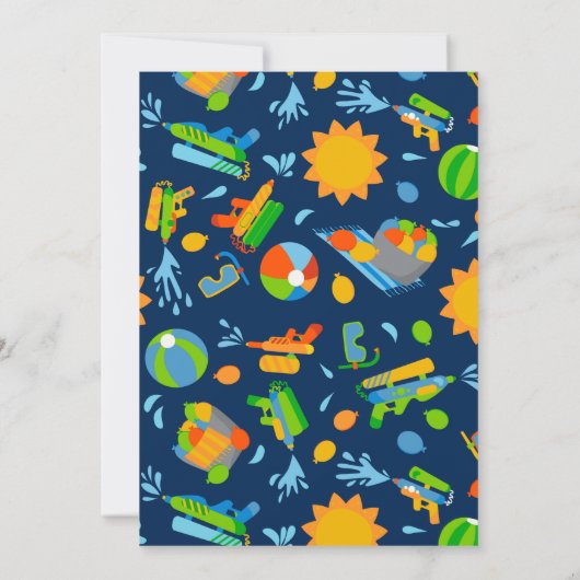 Pistool Kind zomerdag Kaart (Achterkant)