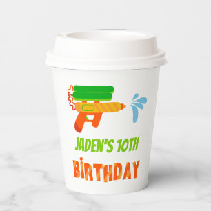 Pistool Kind zomerdag Papieren Bekers