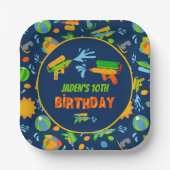 Pistool Kind zomerdag Papieren Bordje (Voorkant)