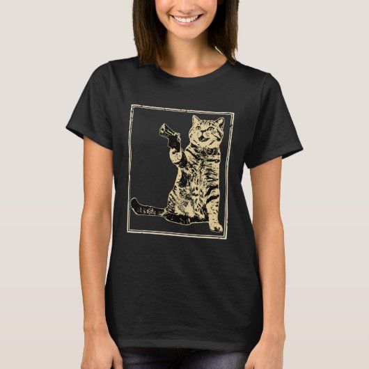 Pistool Kitty  Kat  1 T-shirt (Voorkant)