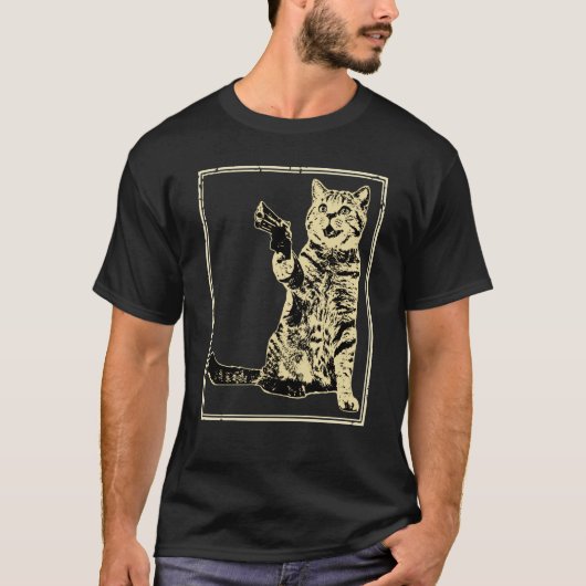Pistool Kitty Kat T-shirt (Voorkant)