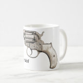 Pistool, kogelvrije koffie Mok (Voorkant rechts)