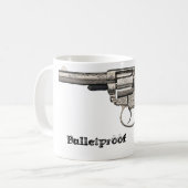 Pistool, kogelvrije koffie Mok (Voorkant links)