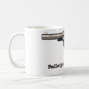 Pistool, kogelvrije koffie Mok