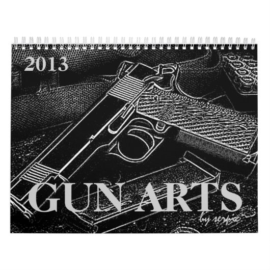 pistool kunsten kalender 2 (Hoes)
