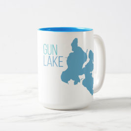 Pistool Lake Tweekleurige Koffiemok
