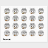 pistool liefhebber ronde sticker (Vel)