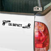 Pistool logo bumper sticker (Op Truck)