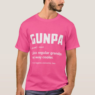 Pistool Lover Opa - Gunpa Definitie Grappig Pistoo T-shirt