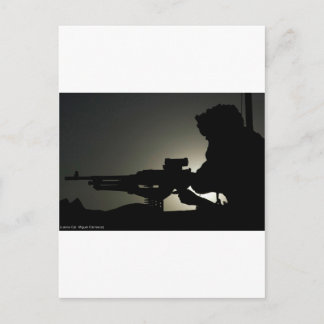 Pistool MACHINE Briefkaart