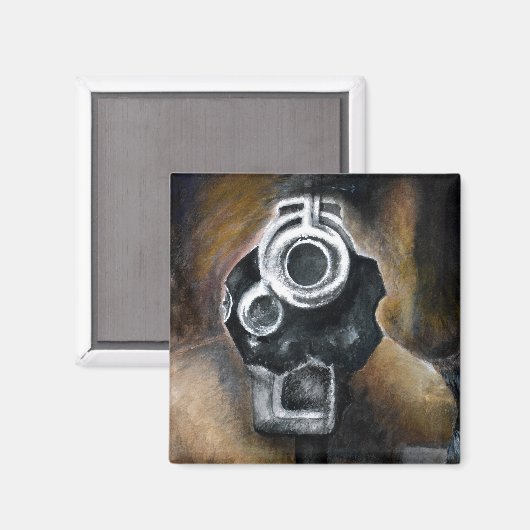 Pistool, magneet (Voorkant / Achterkant)