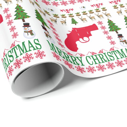 PISTOOL MERRY CHRISTMAS . CADEAUPAPIER (Rol Hoek)