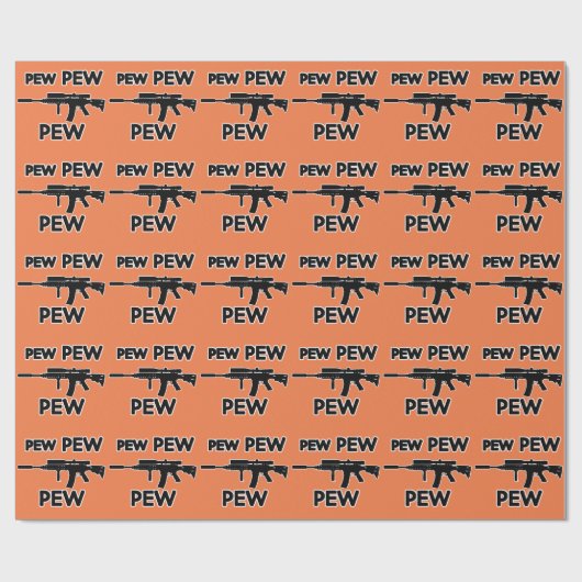 Pistool met peug cadeaupapier (Vlak)