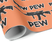 Pistool met peug cadeaupapier (Rol Hoek)