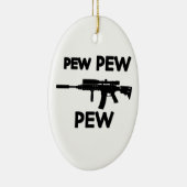 Pistool met peug keramisch ornament (Rechts)