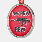 Pistool met peug metalen ornament (Links)