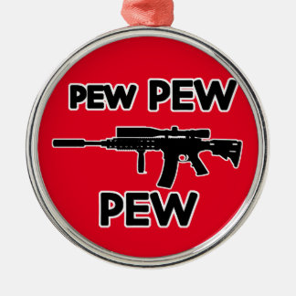 Pistool met peug metalen ornament