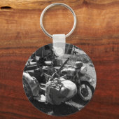 Pistool met zijspan sleutelhanger (Voorkant)