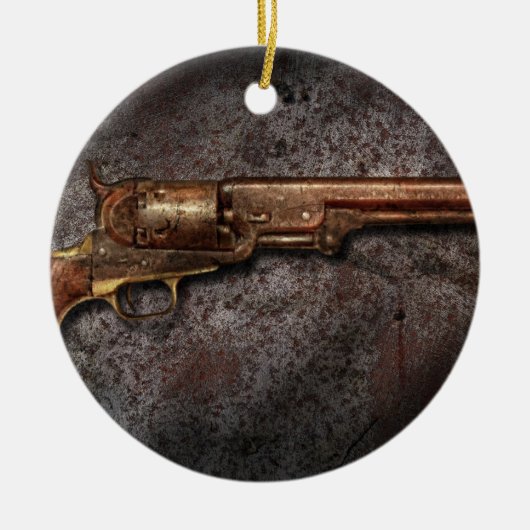 Pistool - Model 1851 - 36 kaliber revolver Keramisch Ornament (Voorkant)