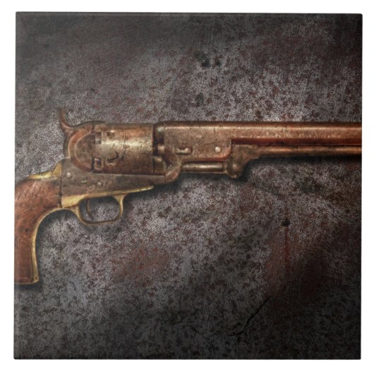 Pistool - Model 1851 - 36 kaliber revolver Tegeltje (Voorkant)