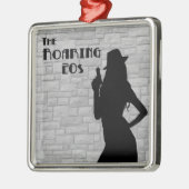 Pistool Moll Silhouette Metalen Ornament (Links)