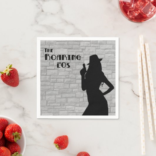 Pistool Moll Silhouette Servetten (Insitu)