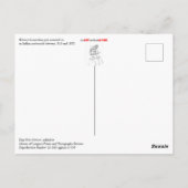 Pistool motorfietsmachine briefkaart (Achterkant)